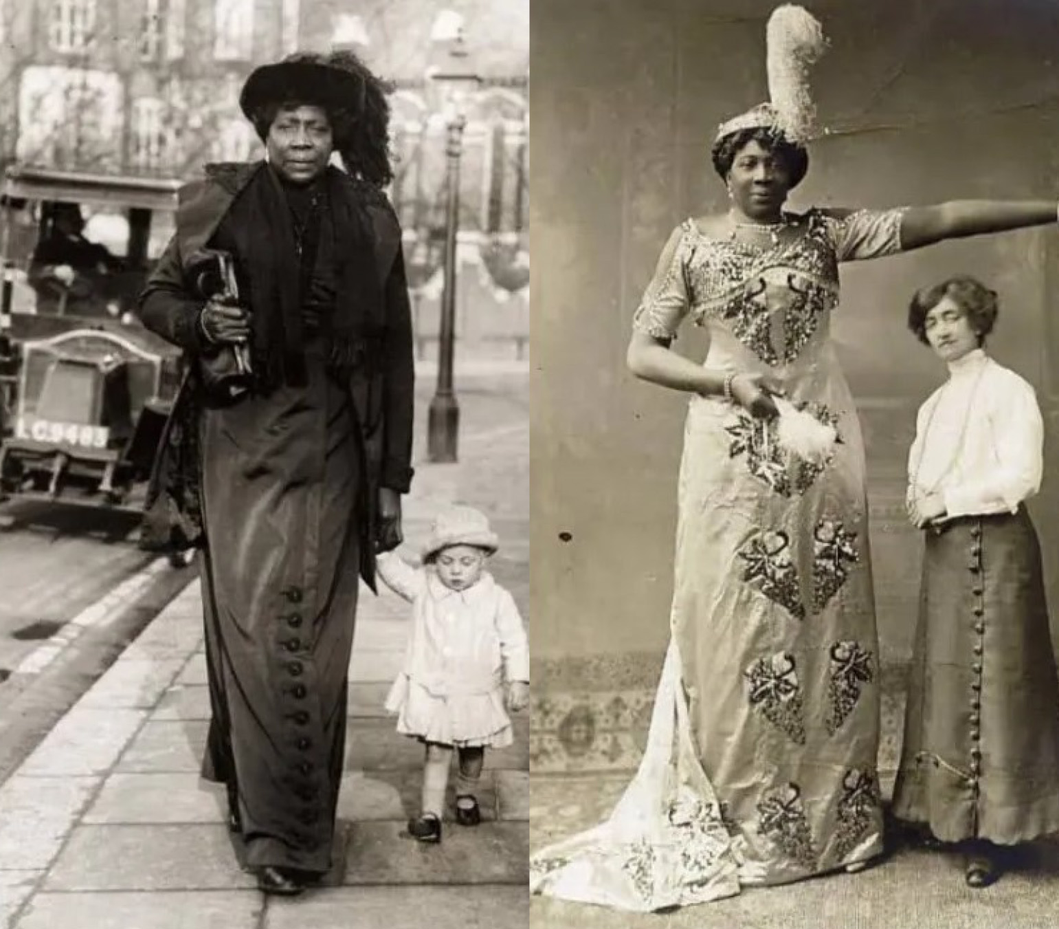 Jour anniversaire du décès d’ABOMAH, la femme noire la plus grande des années 1900