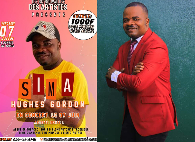 Sima Hugues Gordon en spectacle à Libreville : Une Vie Dédiée à la Musique.