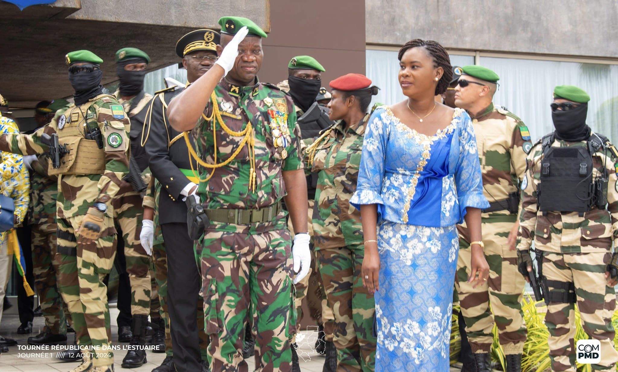 Le Couple Présidentiel accueilli en triomphe à Libreville et lance sa tournée républicaine dans l’estuaire