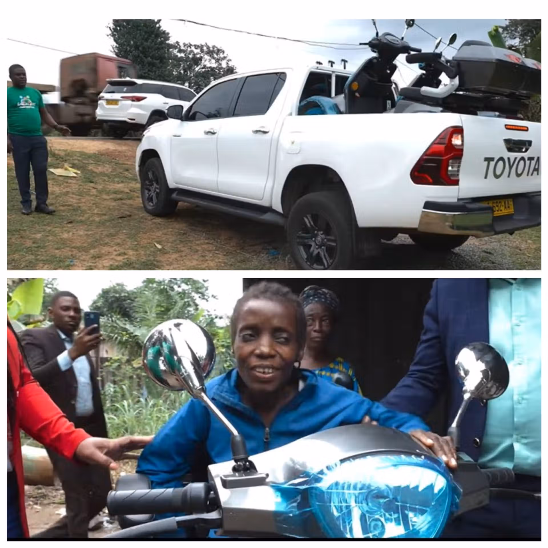 Des scooters pour une vie meilleure : le geste solidaire de Zita Oligui Nguema